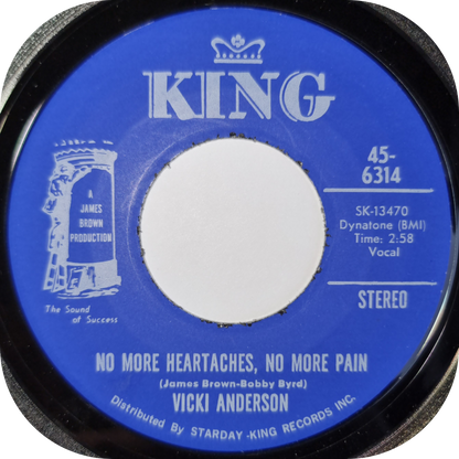 Vicki Anderson - No More Heartaches, No More Pain - King