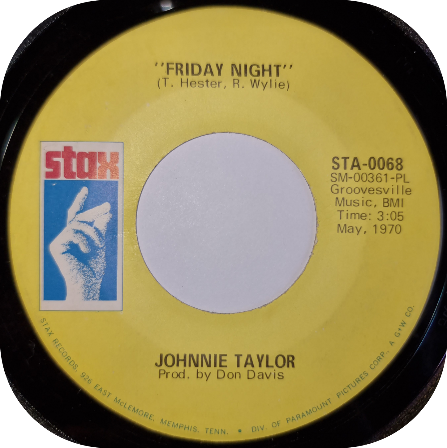 Johnnie Taylor - Friday Night - Stax