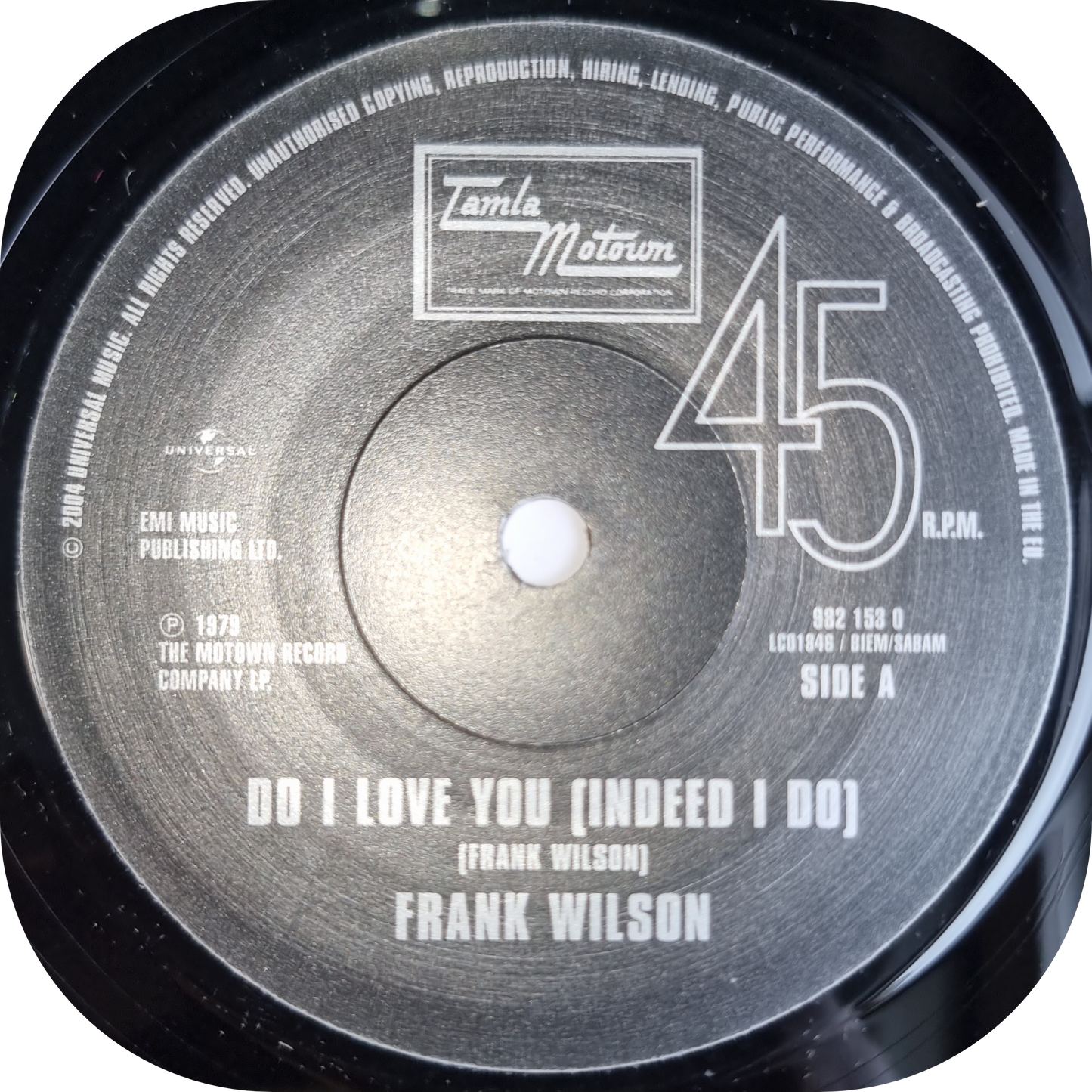 Frank Wilson - Do I Love You - Tamla Motown