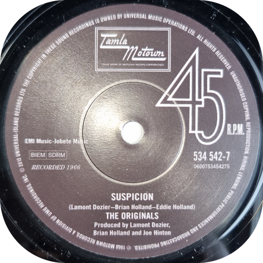 Originals, The - Suspicion - Tamla Motown