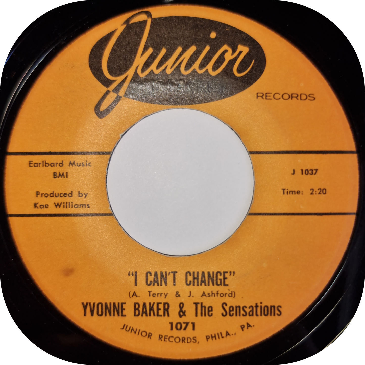 Yvonne Baker - I Can't Change - Junior