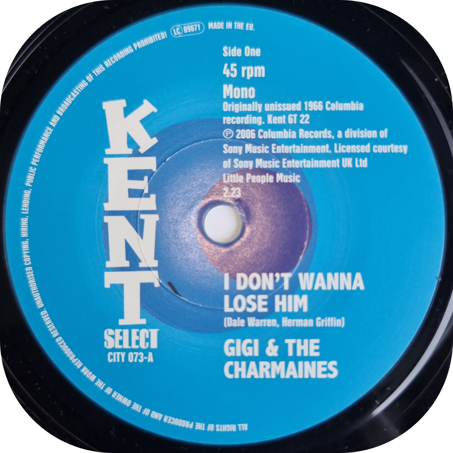 Gigi & The Charmaines - I Don't Wanna Lose Him - Kent