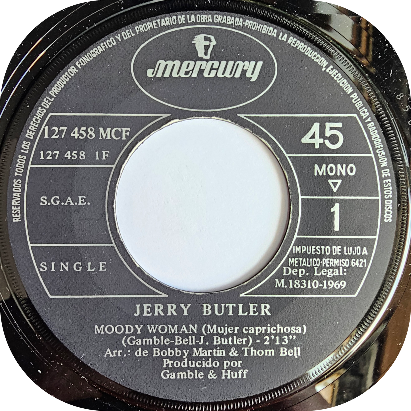 Jerry Butler - Moody Woman - Mercury