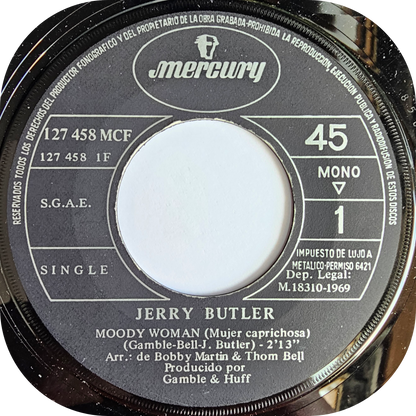 Jerry Butler - Moody Woman - Mercury
