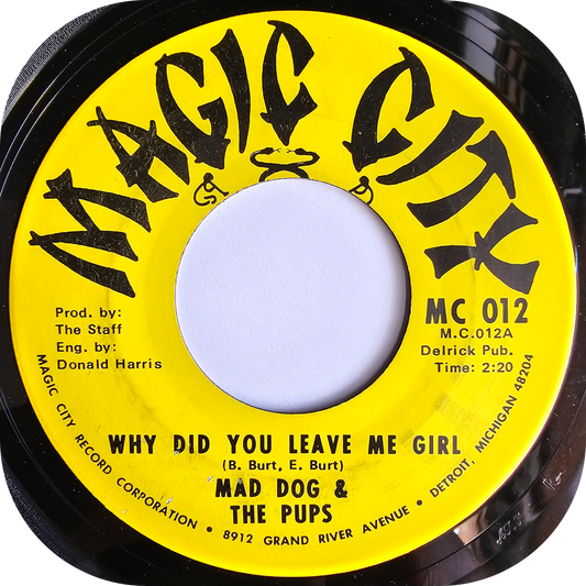 Mad Dog & The Pups - Why Did You Leave Me Girl - Magic City