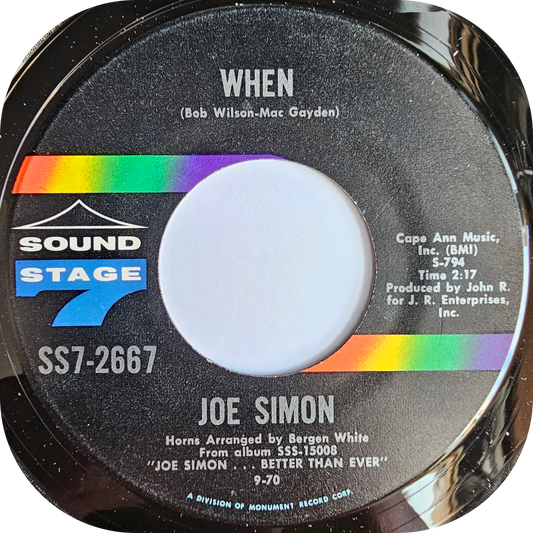 Joe Simon - When - Sound Stage 7