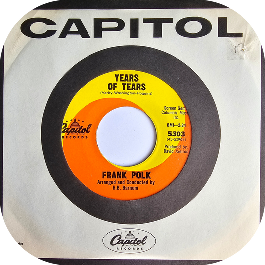 Frank Polk - Years Of Tears - Capitol