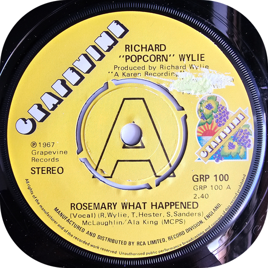 Richard 'Popcorn' Wylie - Rosemary What Happened - Grapevine DEMO
