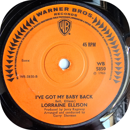 Lorraine Ellison - I've Got My Baby Back - Warner Bros