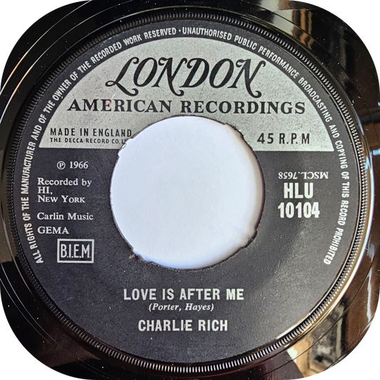 Charlie Rich - Love Is After Me - London