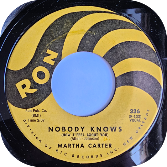 Martha Carter - Nobody Knows - Ron