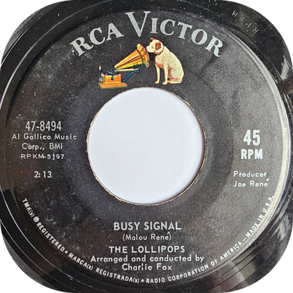 Lollipops, The - Busy Signal - RCA Victor