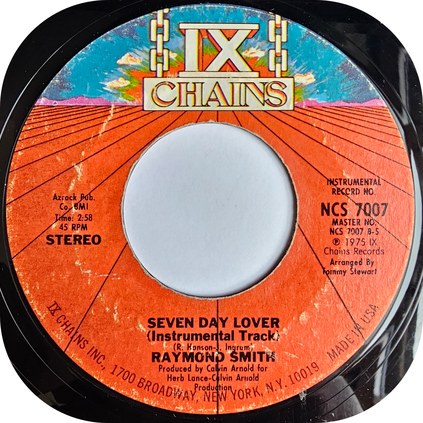 Raymond Smith - Seven Day Lover - IX Chains