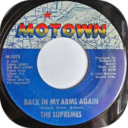 Supremes, The - Back In My Arms Again - Motown