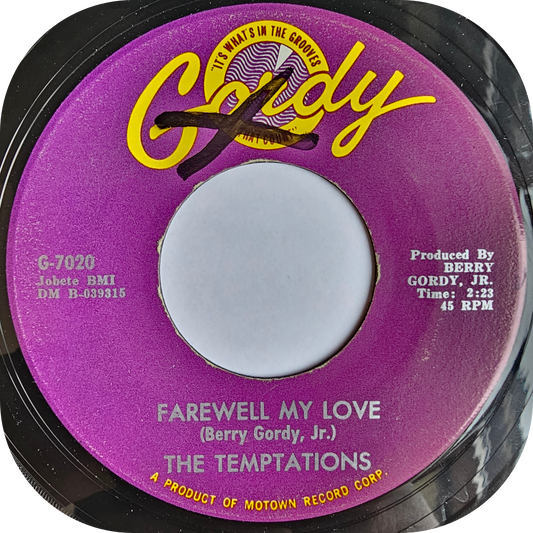 Temptations, The - Farewell My Love - Gordy