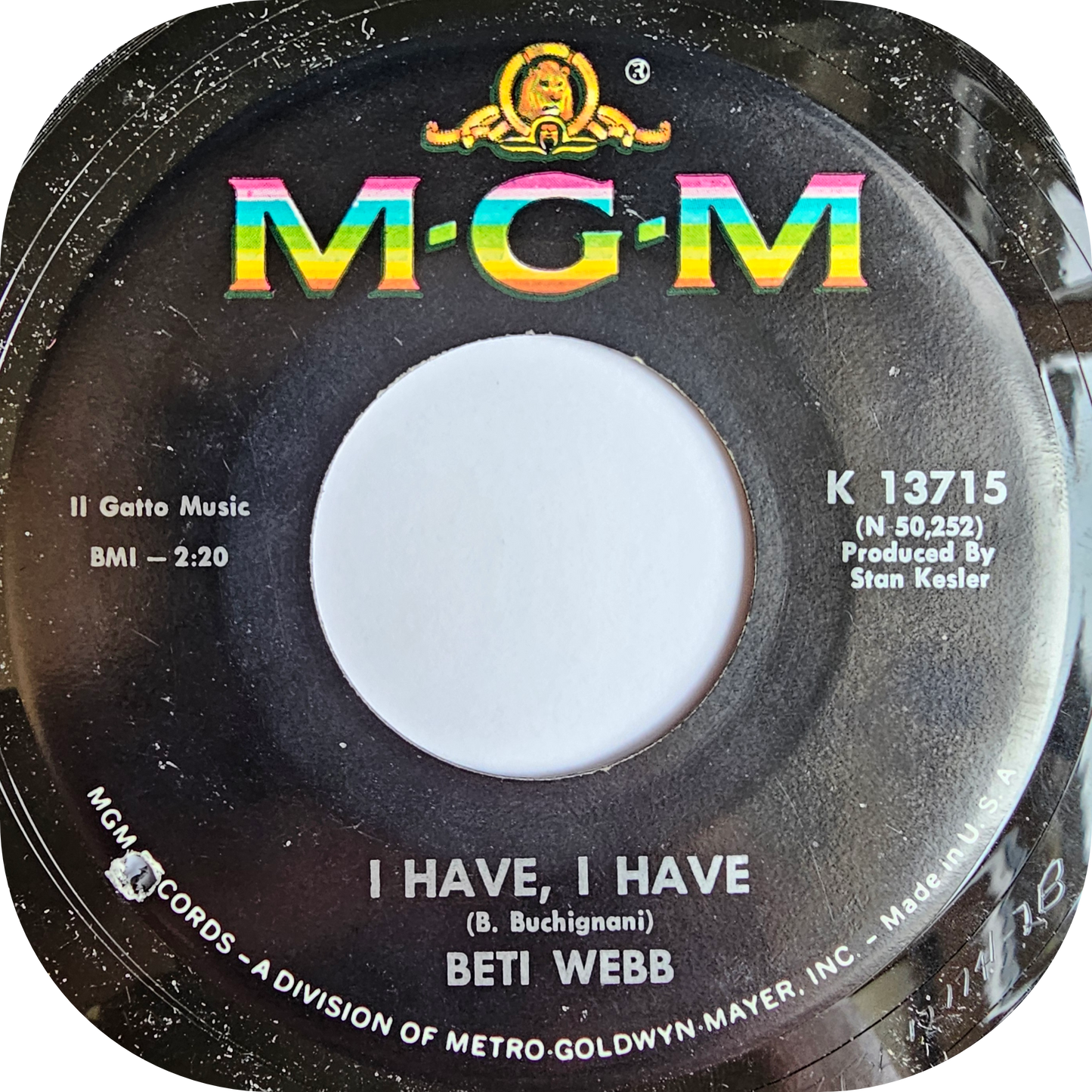 Beti Webb - I Know - MGM