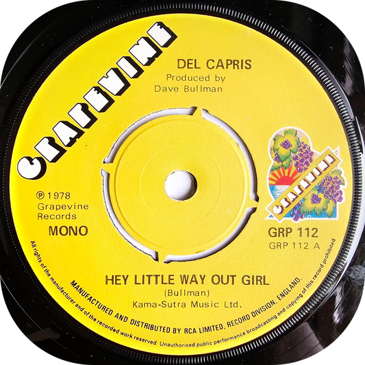 Del Capris - Hey Little Way Out Girl - Grapevine