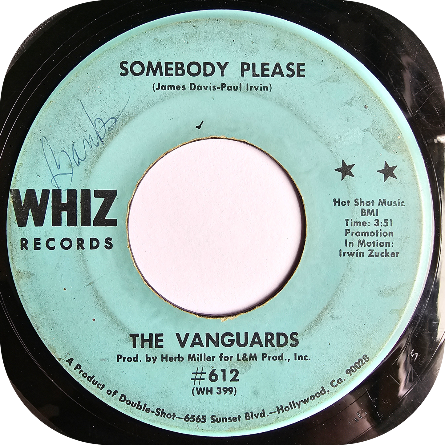 Vanguards, The - I Can't Use You Girl - Whiz