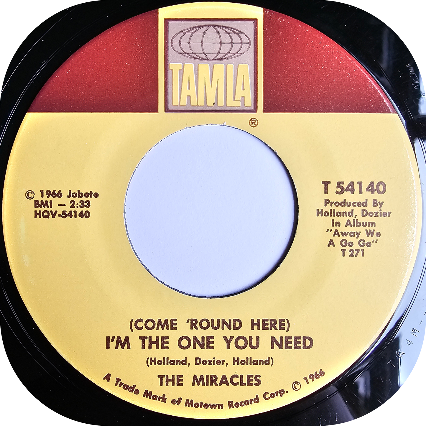 Miracles, The - I'm The One You Need - Tamla