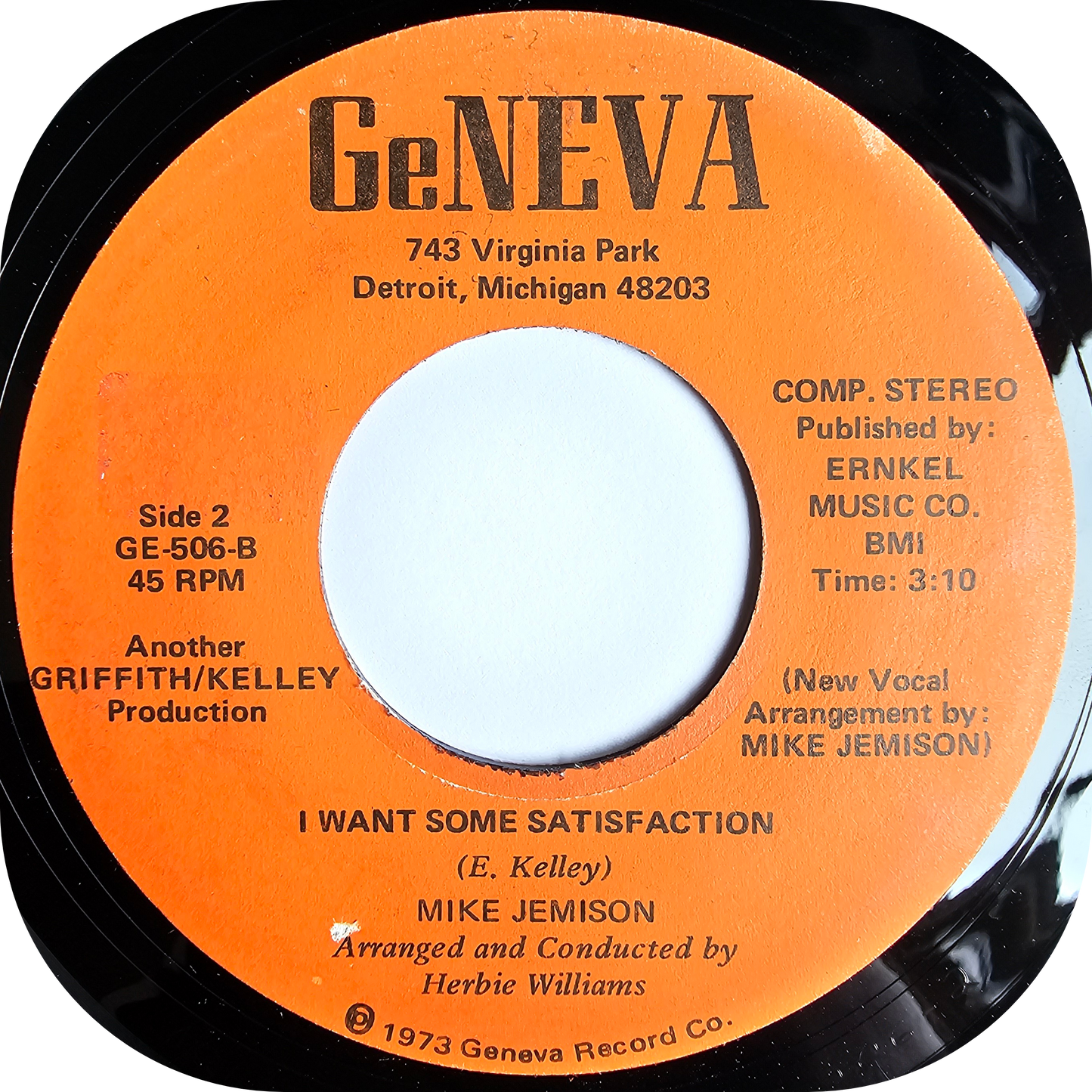 Mike Jemison - I Want Some Satisfaction - Geneva