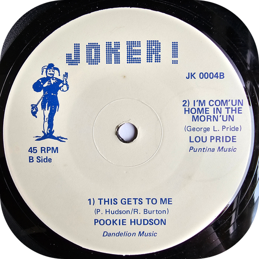 Pookie Hudson - This Gets To me - Joker E.P