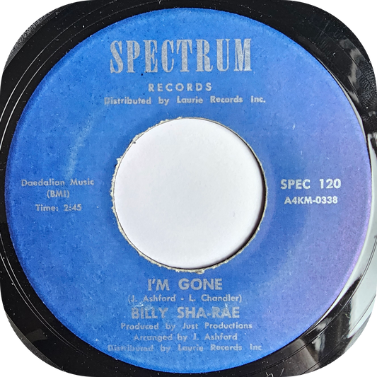 Billy Sha Rae - I'm Gone - Spectrum