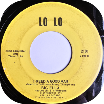 Big Ella - It Takes A Lot Of Loving - Lo Lo
