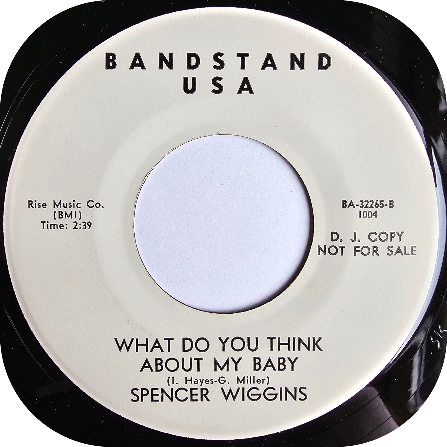 Spencer Wiggins - What Do You Think About My Baby - Bandstand DEMO