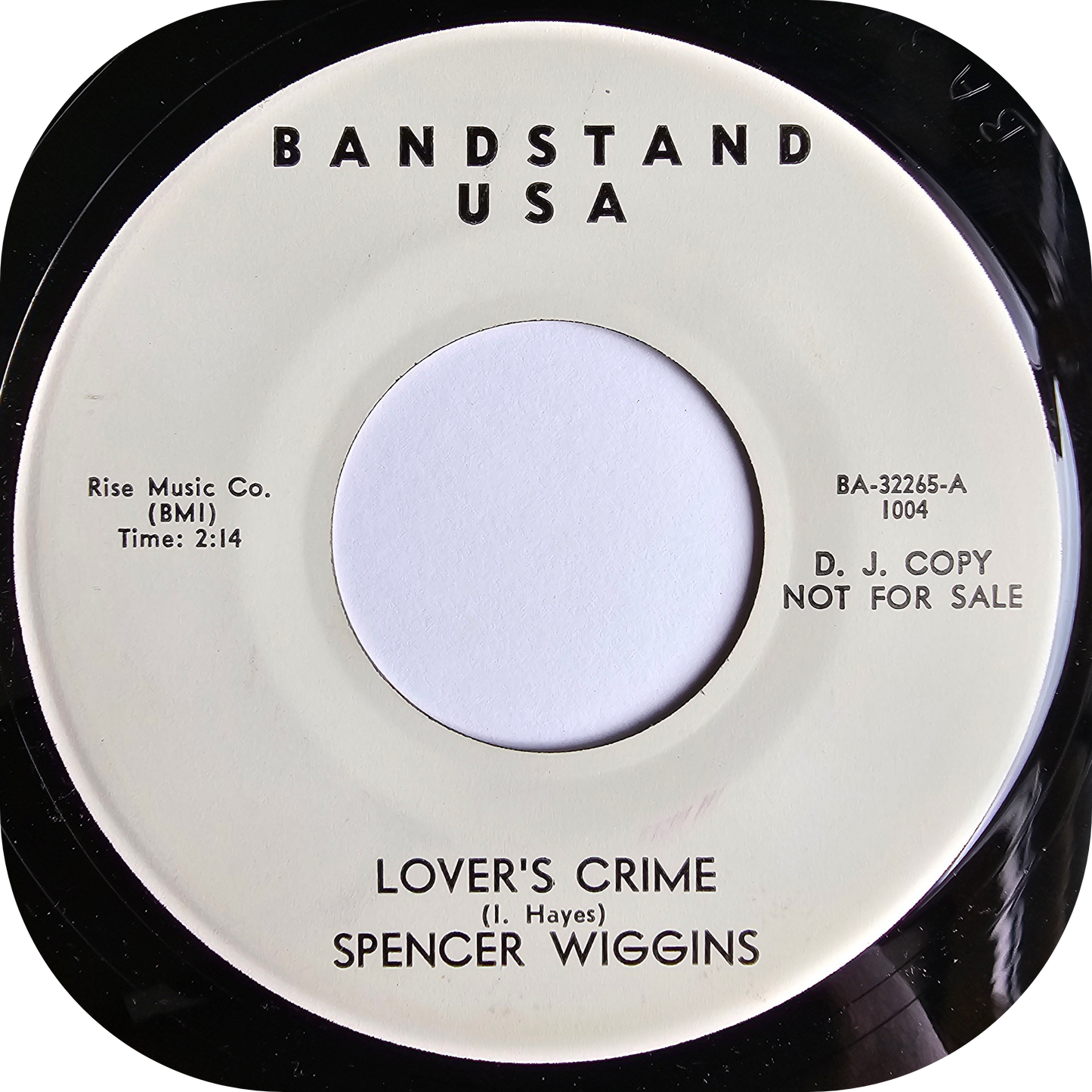 Spencer Wiggins - What Do You Think About My Baby - Bandstand DEMO