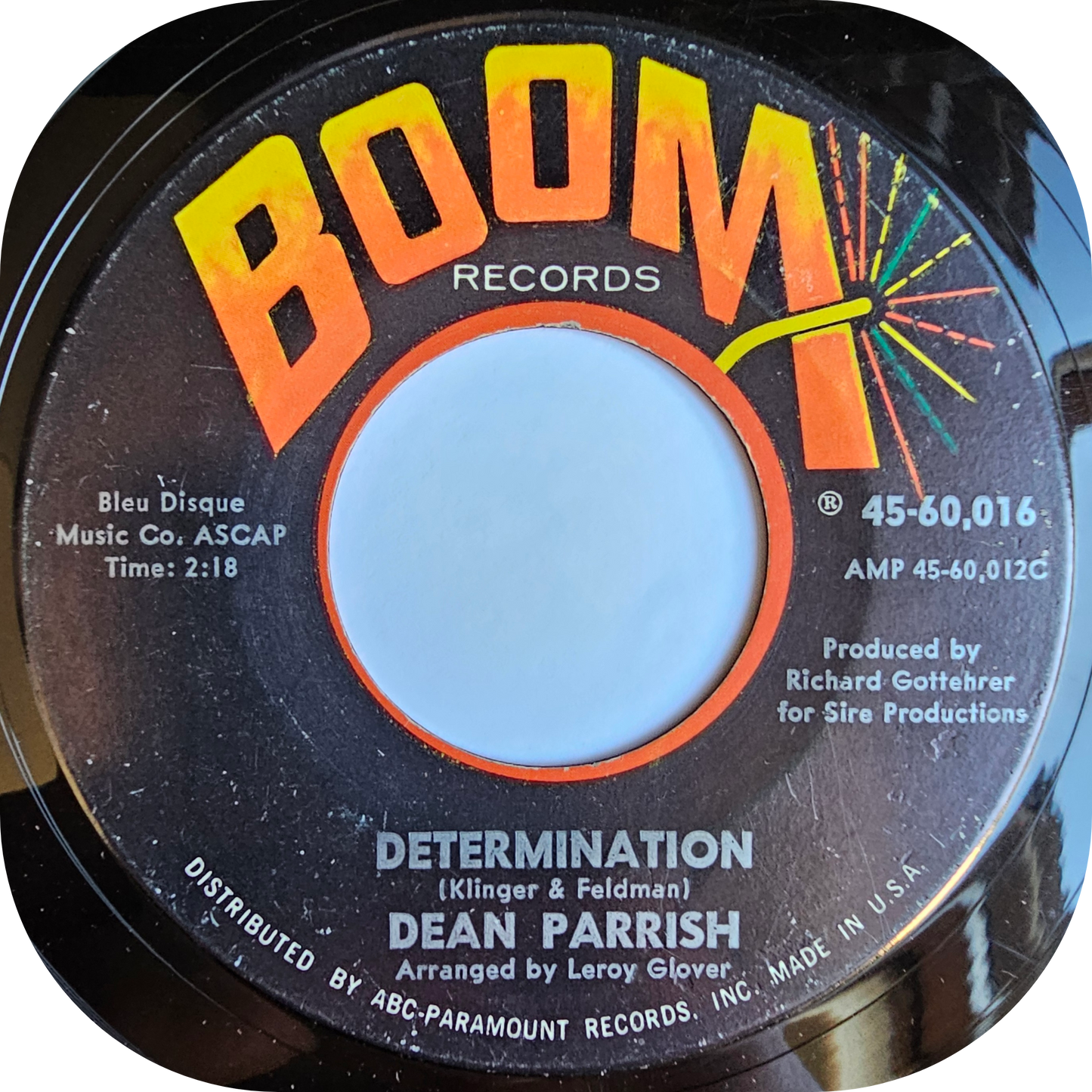 Dean Parrish - Determination - Boom