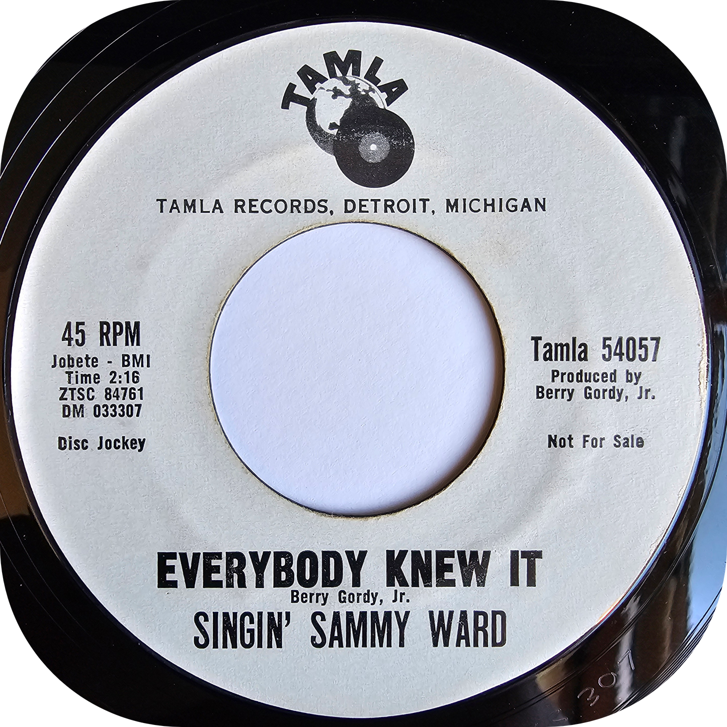 Singin' Sammy Ward - Everybody Knew It - Tamla DEMO