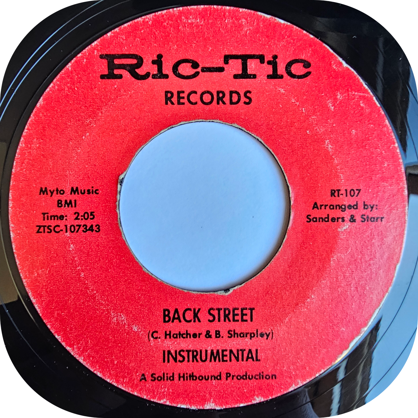Edwin Starr - Back Street - Ric Tic