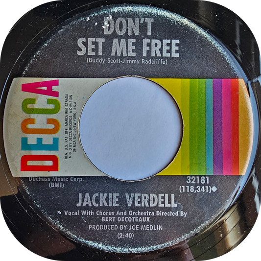 Jackie Verdell - Don't Set Me Free - Decca
