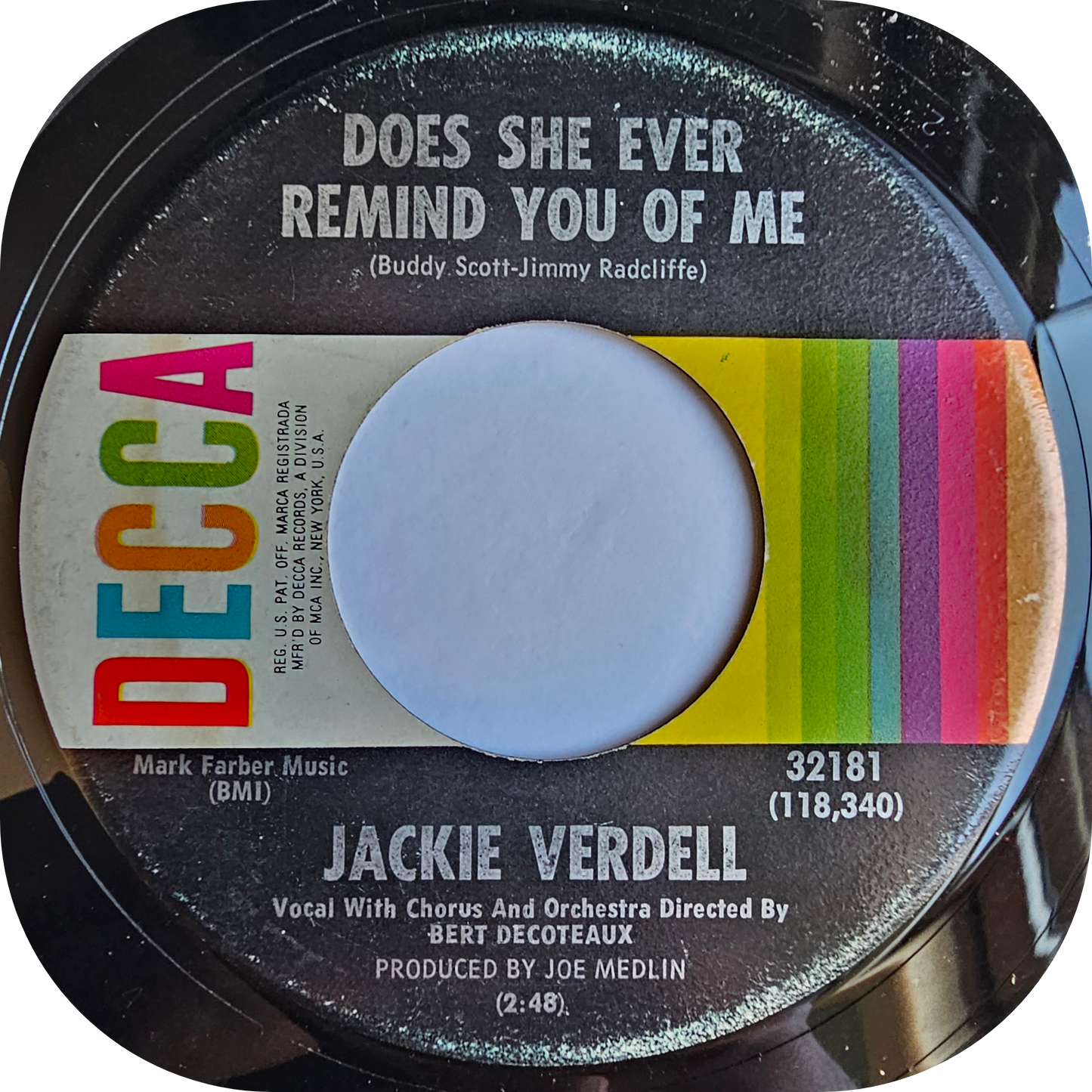 Jackie Verdell - Don't Set Me Free - Decca
