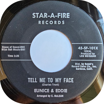 Eunice & Eddie - Daddy Please Come Home - Star-A-Fire