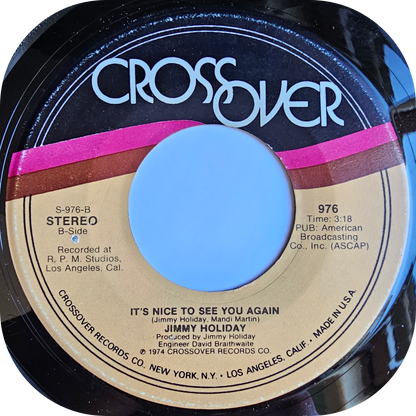 Jimmy Holiday - When I'm Loving You - Crossover