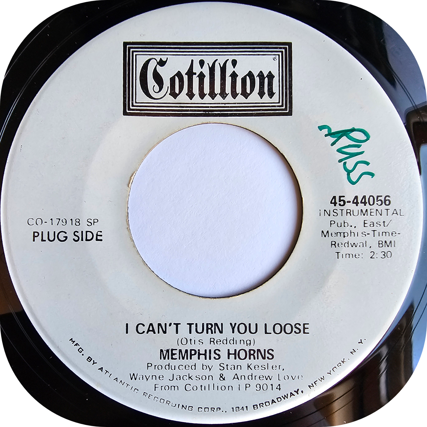 Memphis Horns - I Can't Turn You Loose - Cotillion DEMO