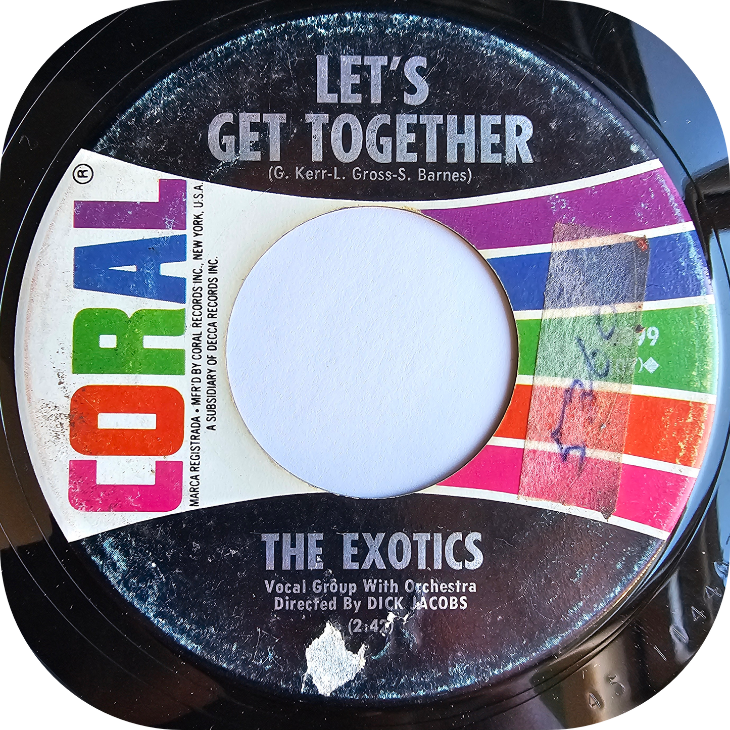 Exotics, The - Let's Get Together - Coral