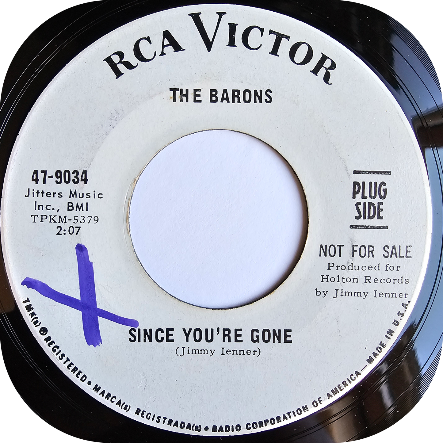 Barons, The - Since You're Gone - RCA Victor DEMO