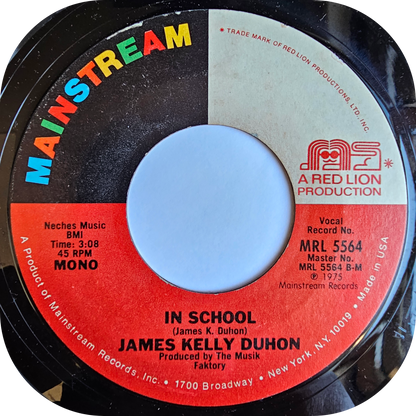 James Kelly Duhon - In School - Mainstream