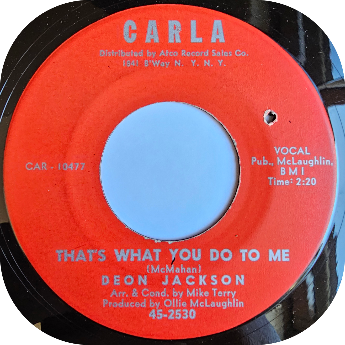 Deon Jackson - That's What You Do To Me - Carla
