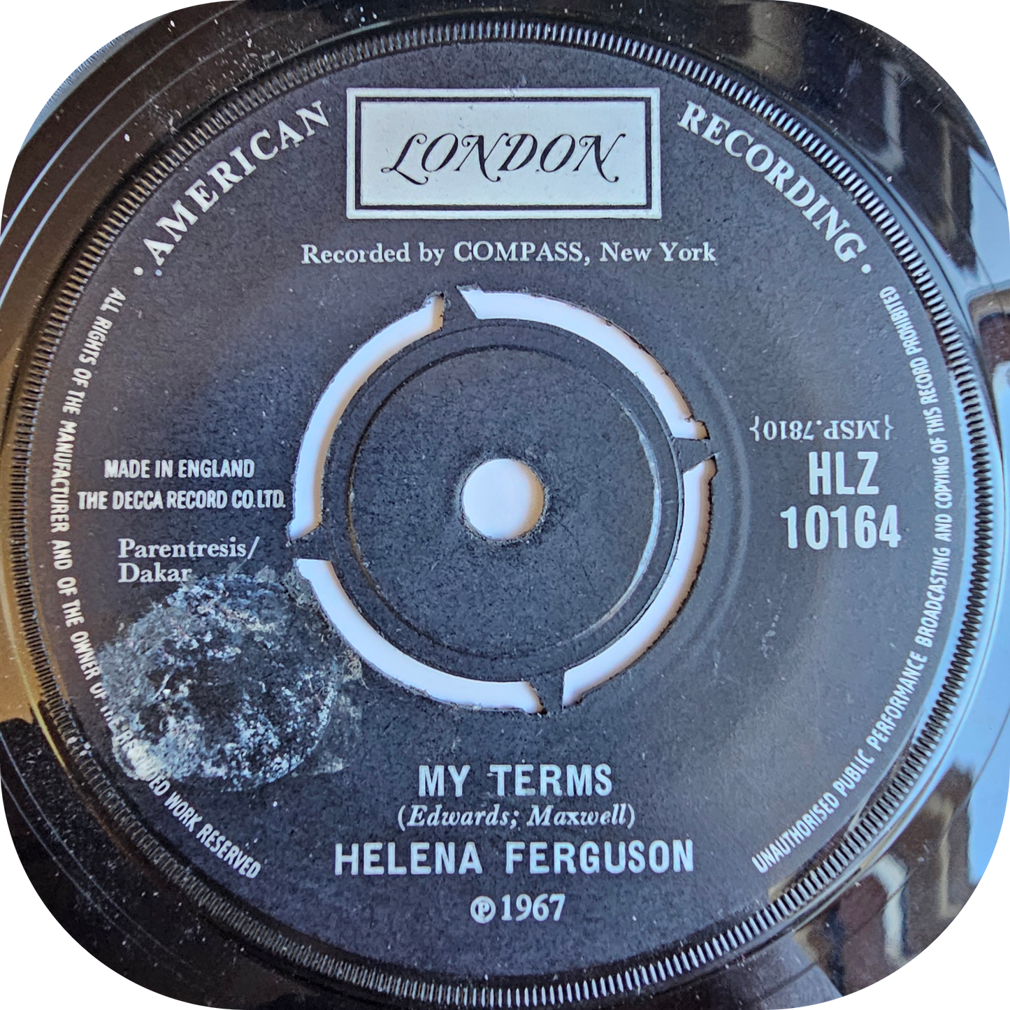 Helena Ferguson - My Terms - London