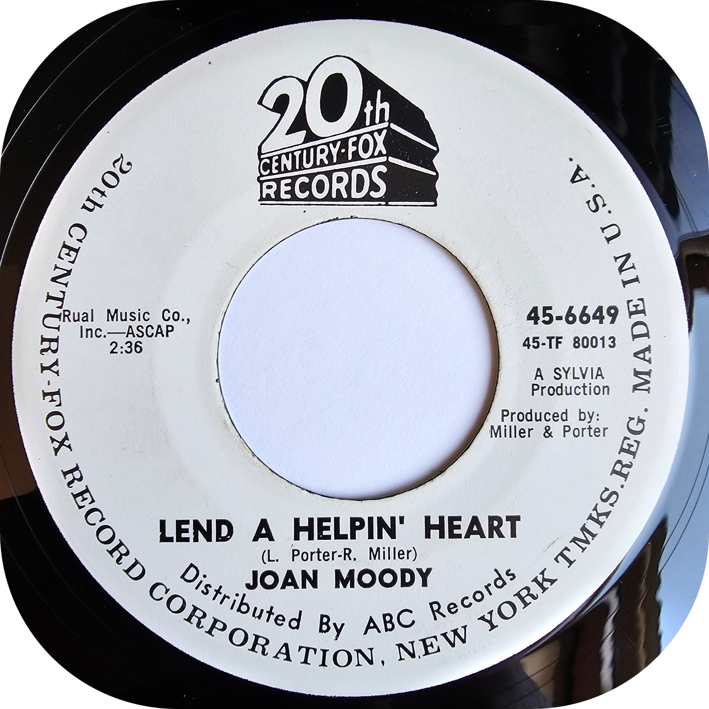 Joan Moody - Music To My Ears - 20th Century DEMO