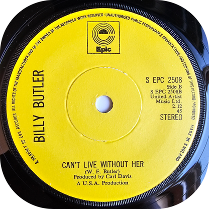 Billy Butler - The Right Track - Epic