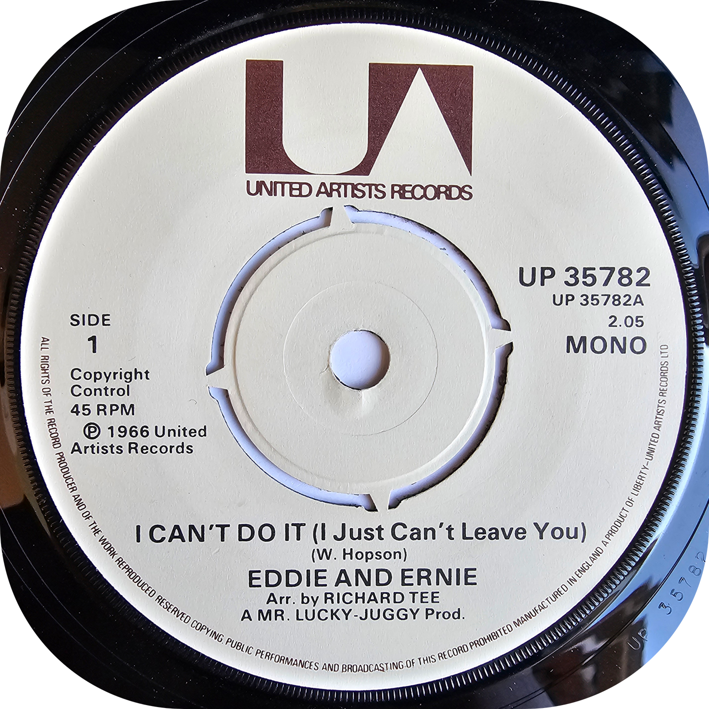 Eddie and Ernie - I Can't Do It - United Artists