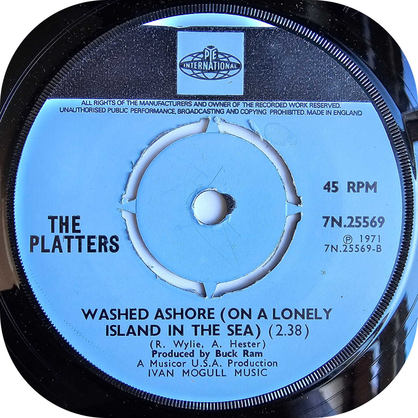Platters, The - Washed Ashore - Pye International