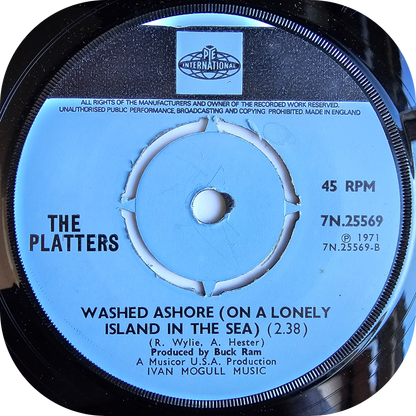 Platters, The - Washed Ashore - Pye International