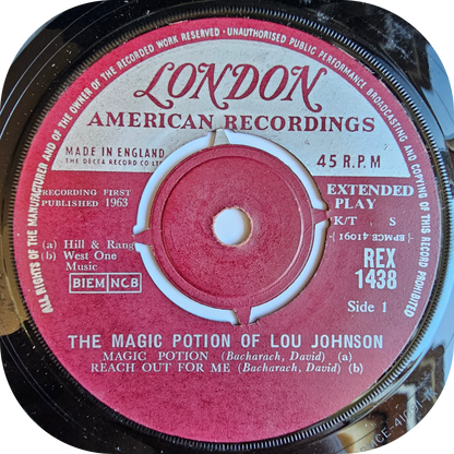 Lou Johnson - Magic Potion - London E.P