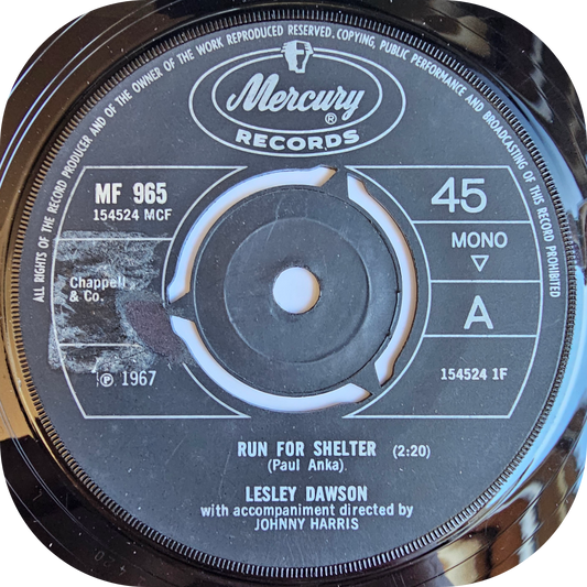 Lesley Dawson - Run For Shelter - Mercury