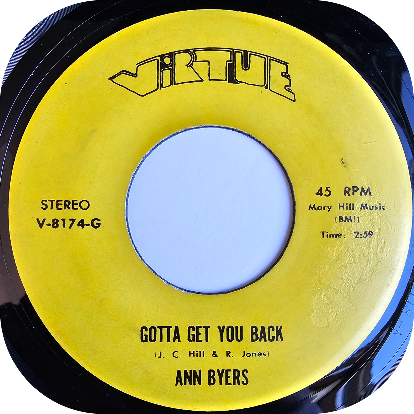 Ann Byers - Gotta Get You Back - Virtue
